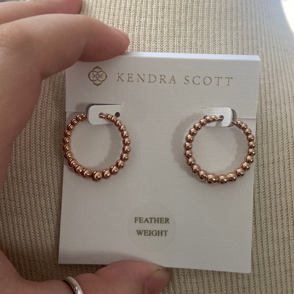 KS hoop earrings